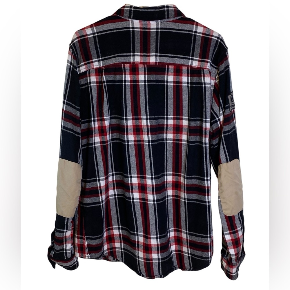 Harley Davidson Plaid Long Sleeve Flannel Elbow Patch Shirt
Men’s Size L slim - Picture 3 of 11